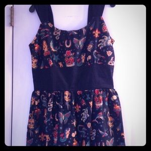 Tattoo dress, NWOT